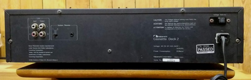 Nakamichi Cassette Deck 2   3